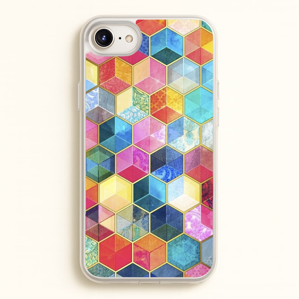 Colourful Honeycomb Pattern Phone Case