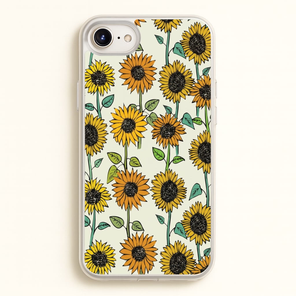 Painted Sunflowers Phone Case
