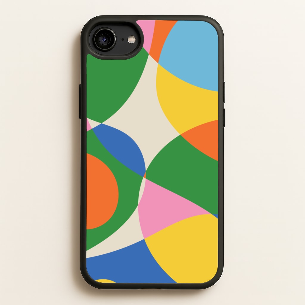 Colourful Abstract Shapes Pattern Phone Case
