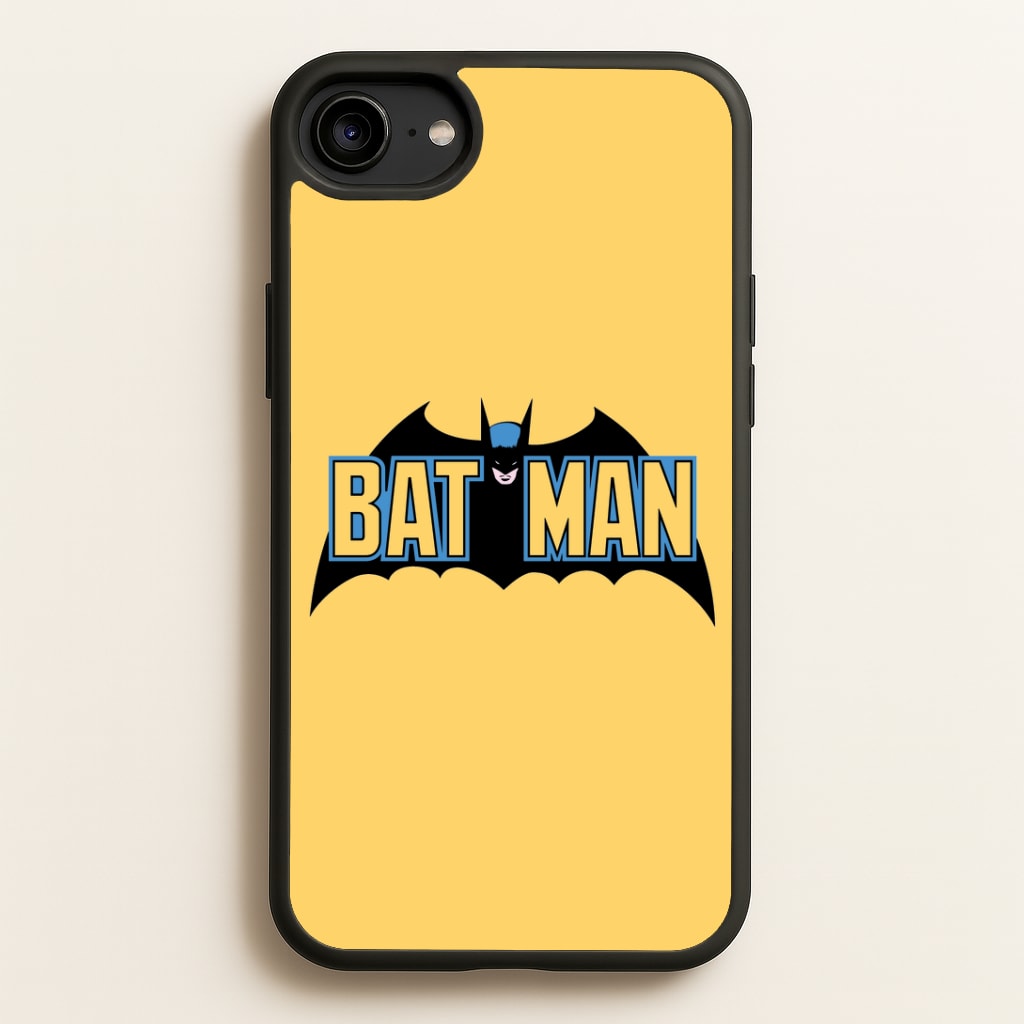 Yellow Bat Superhero Logo Phone Case