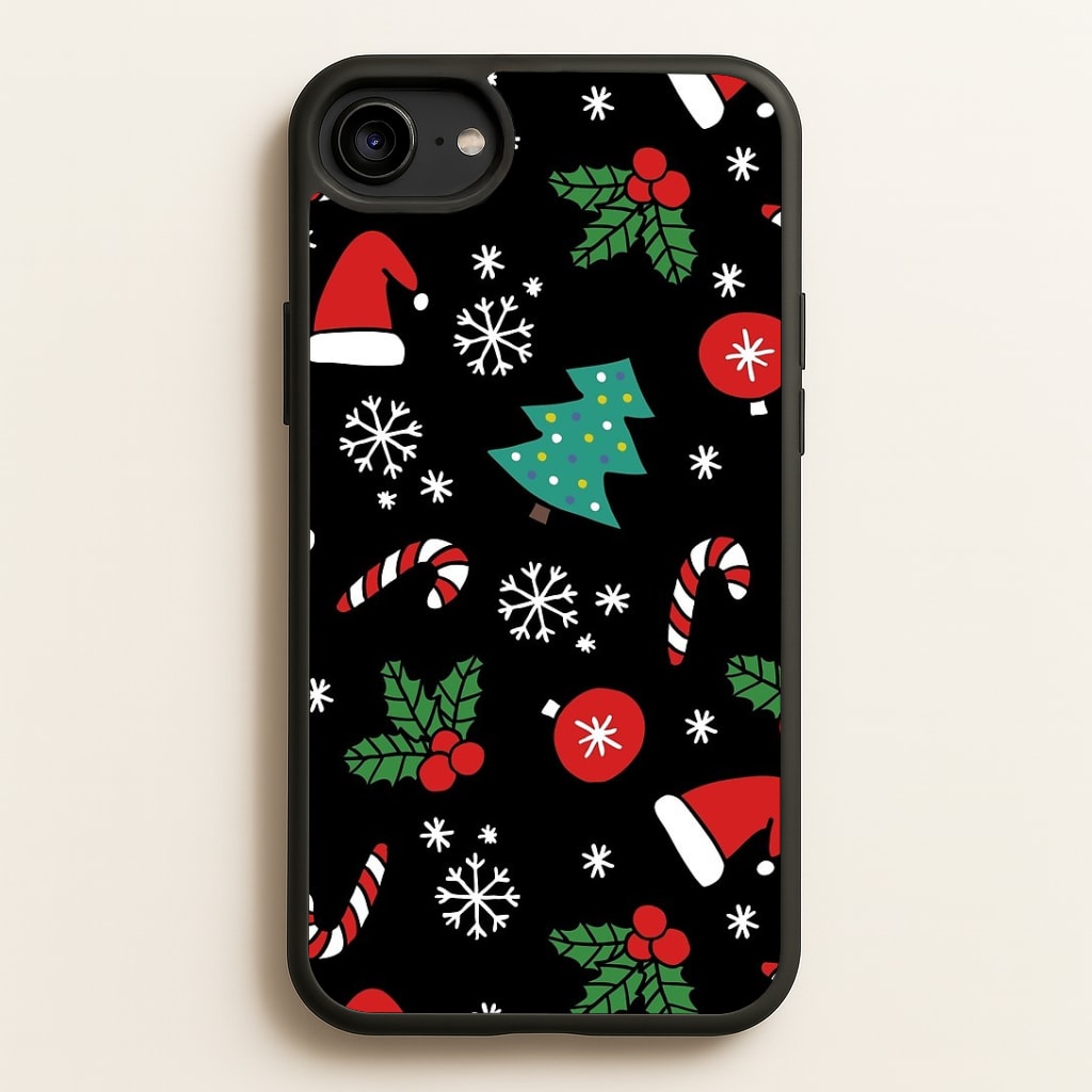 Christmas Objects Pattern Phone Case