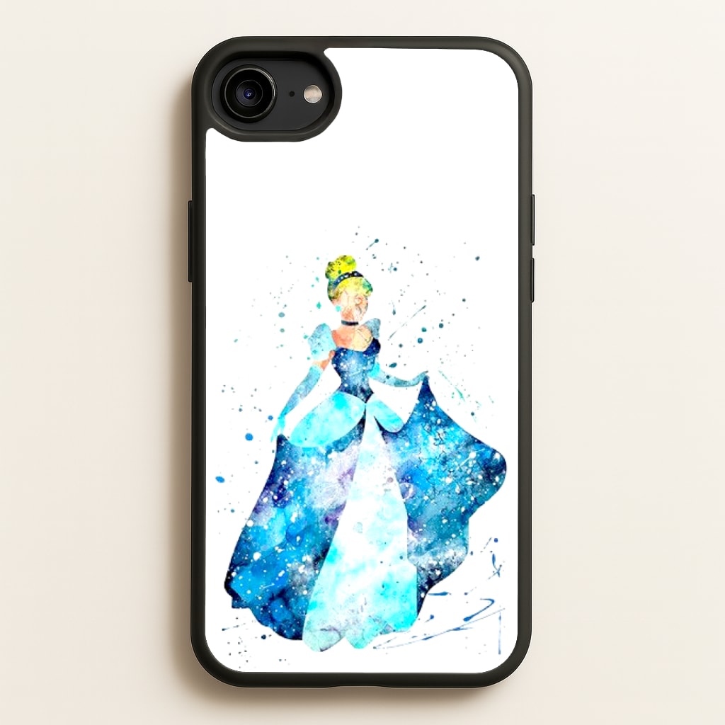 Watercolour Cinderella Fairytale Phone Case