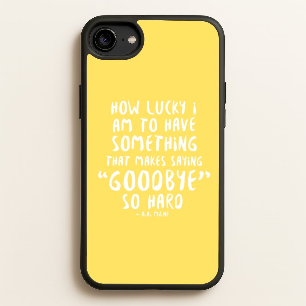 How Lucky I Am - Winnie Phone Case