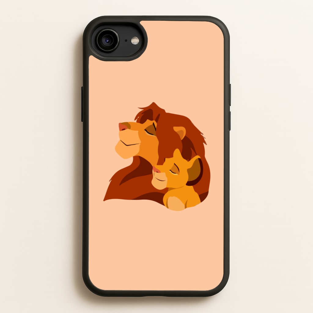 King Lion And Cub Phone Case