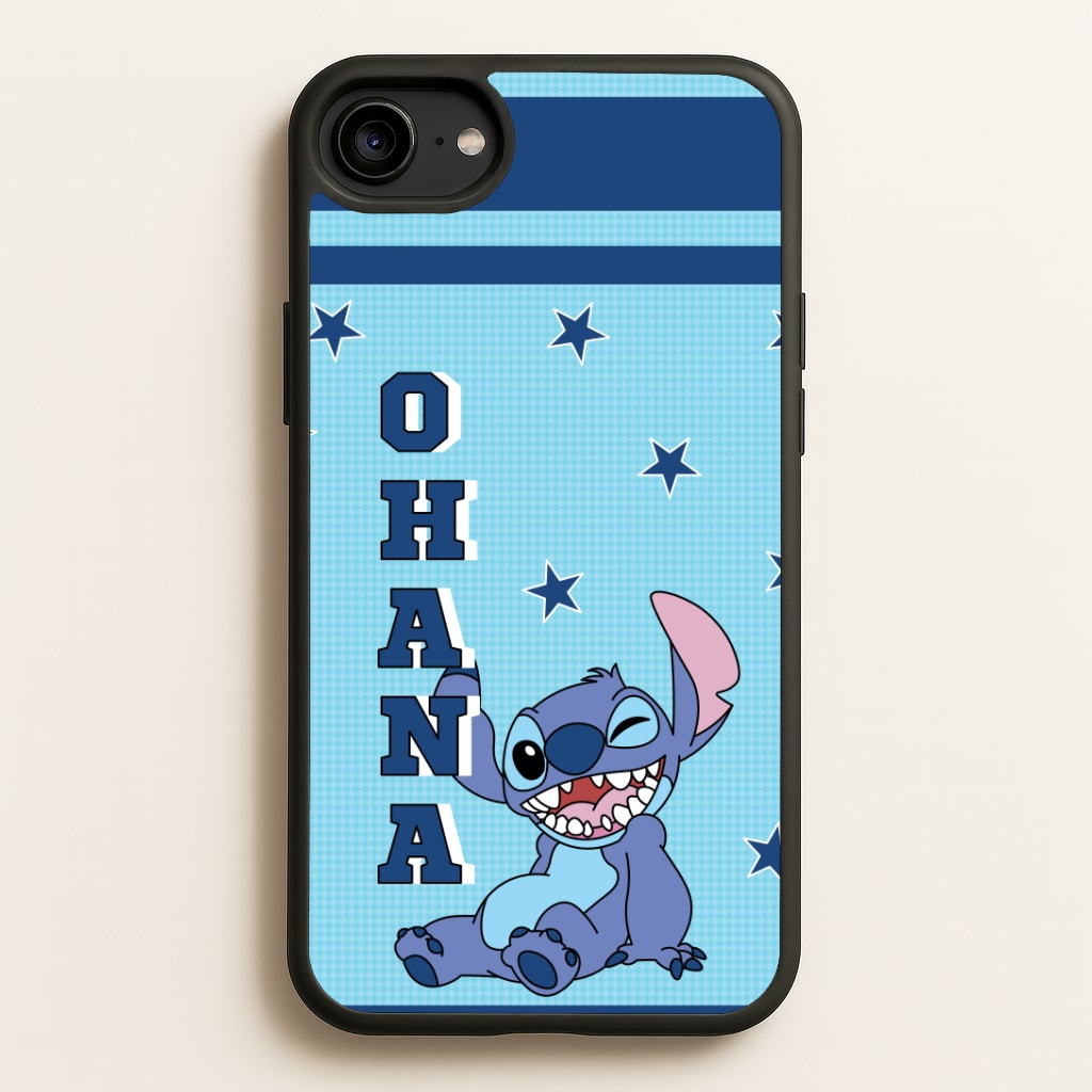 Blue Alien Ohana Phone Case