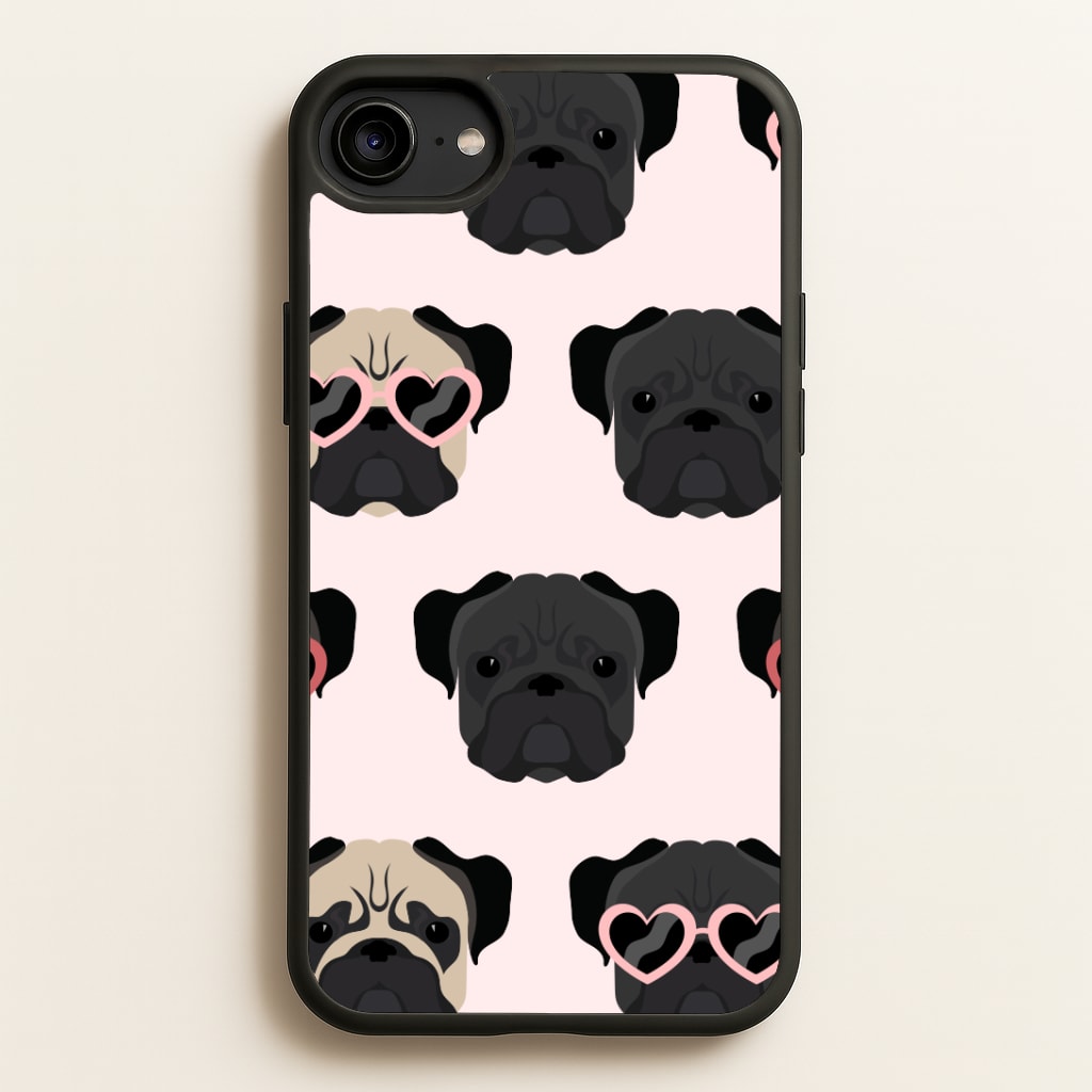 Sunny Pug Life - Dog Pattern Phone Case