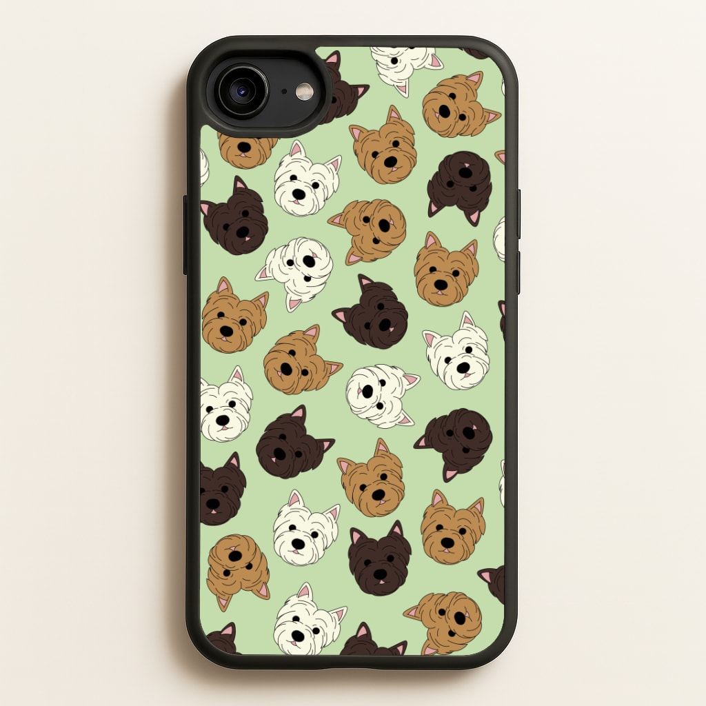 Border Terrier Pattern Phone Case