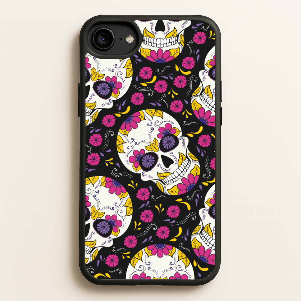 Calavera Pattern - Halloween Phone Case
