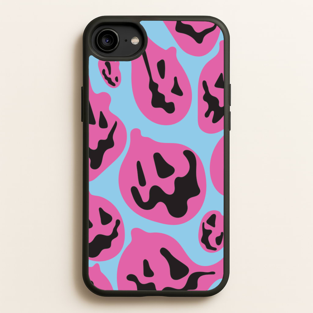 Pumpkin Blue Pattern Phone Case