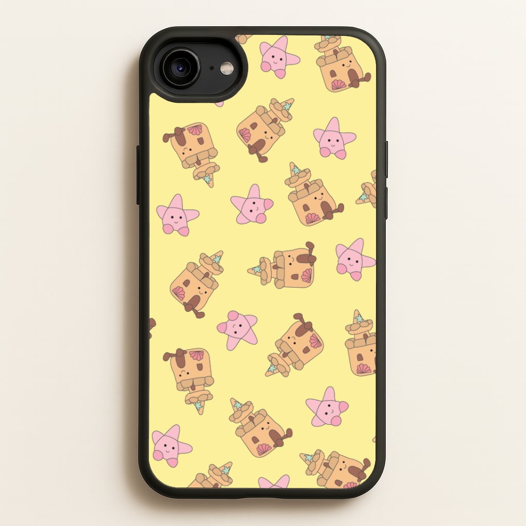 Sandcastles And Stars Pattern Phone Case