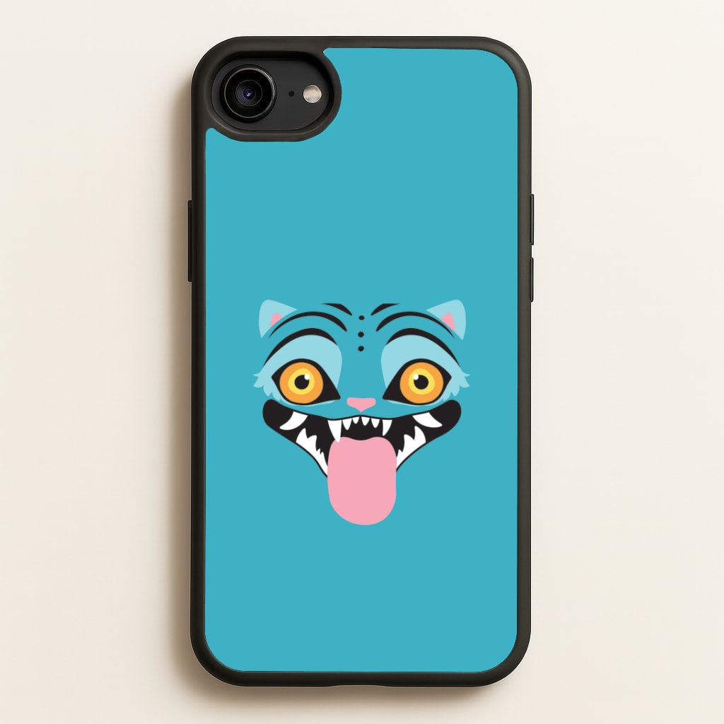 Demon Cat Face Phone Case