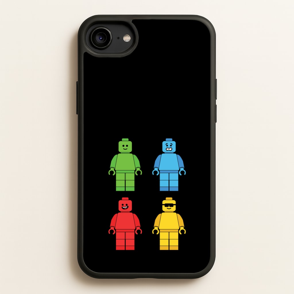 Bricks Figures Rainbow Phone Case