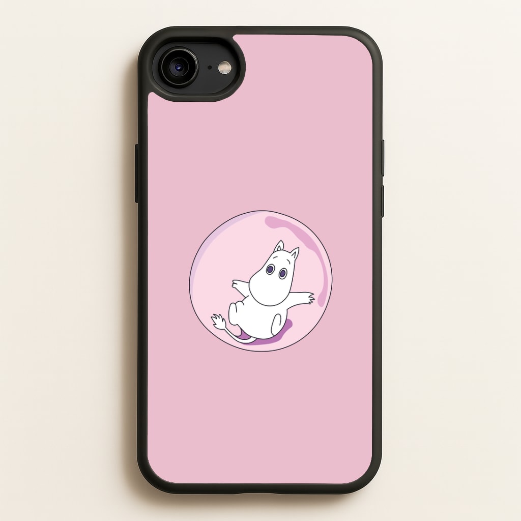 Moomin In A Pink Bubble Phone Case