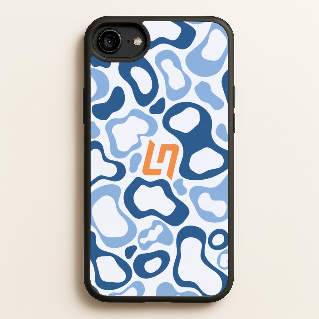 Norris Helmet Pattern - Blue Phone Case