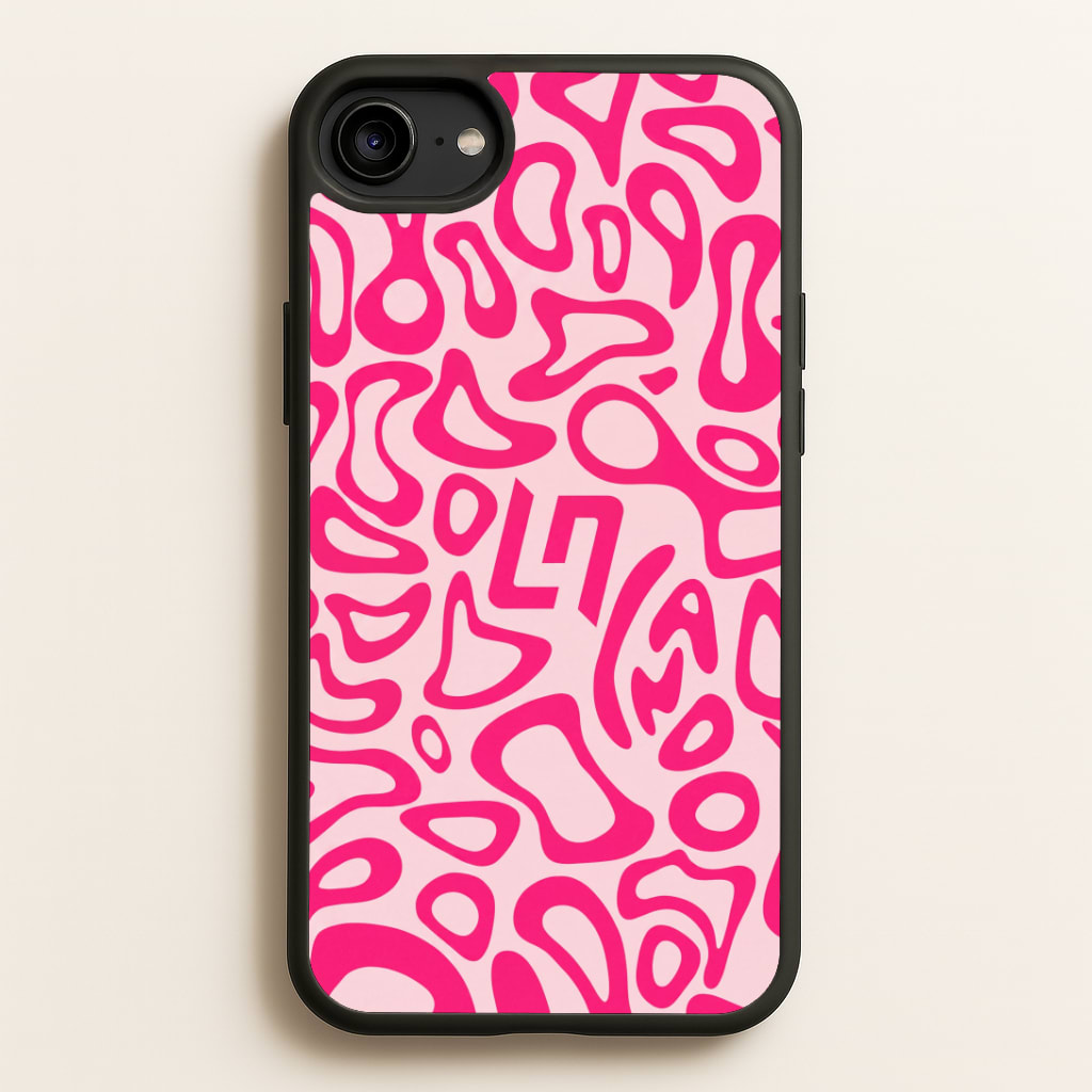 Norris Helmet Pattern - Pink Phone Case
