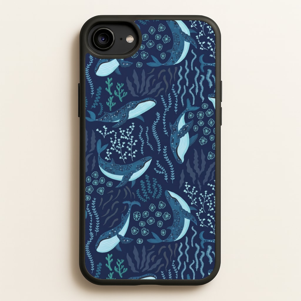 Midnight Whale Reef Phone Case