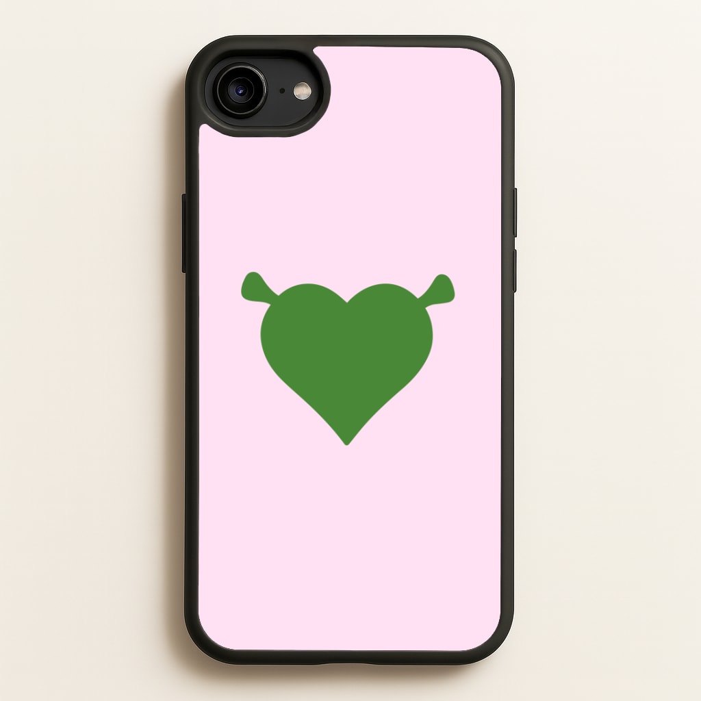 Green Ogre Heart Phone Case