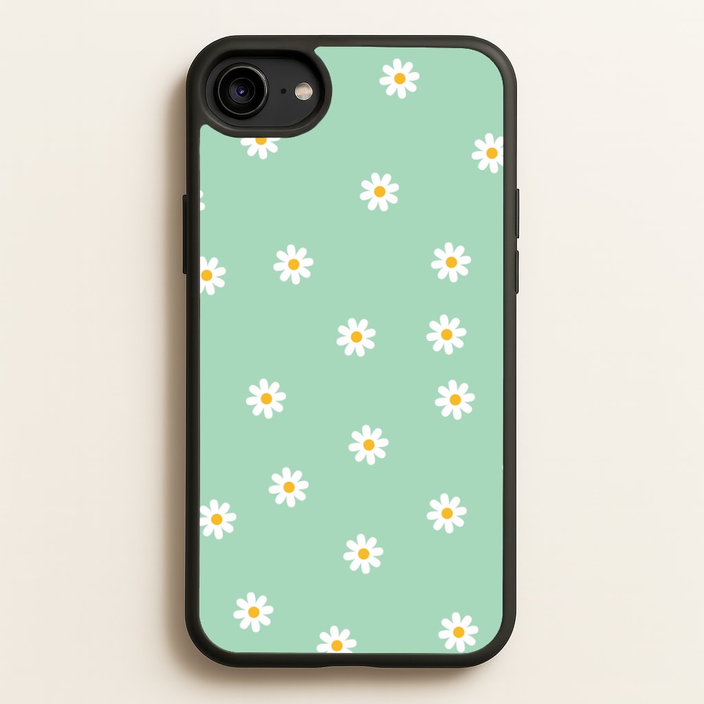 Teal Daisies Phone Case