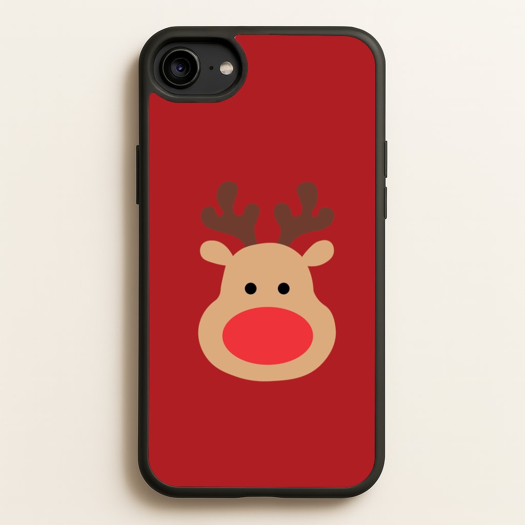 Rudolph Face - Christmas Phone Case