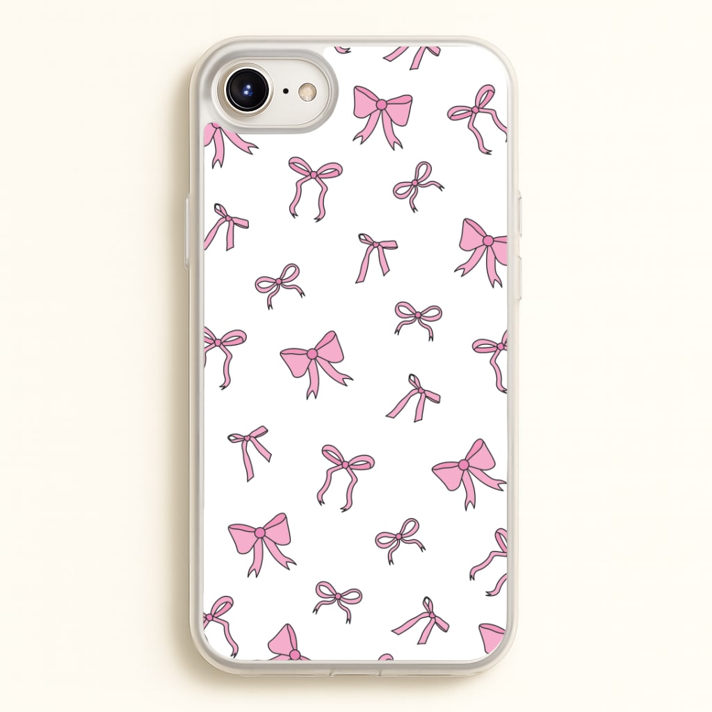 Coquette Variety Pink Bows Pattern Phone Case