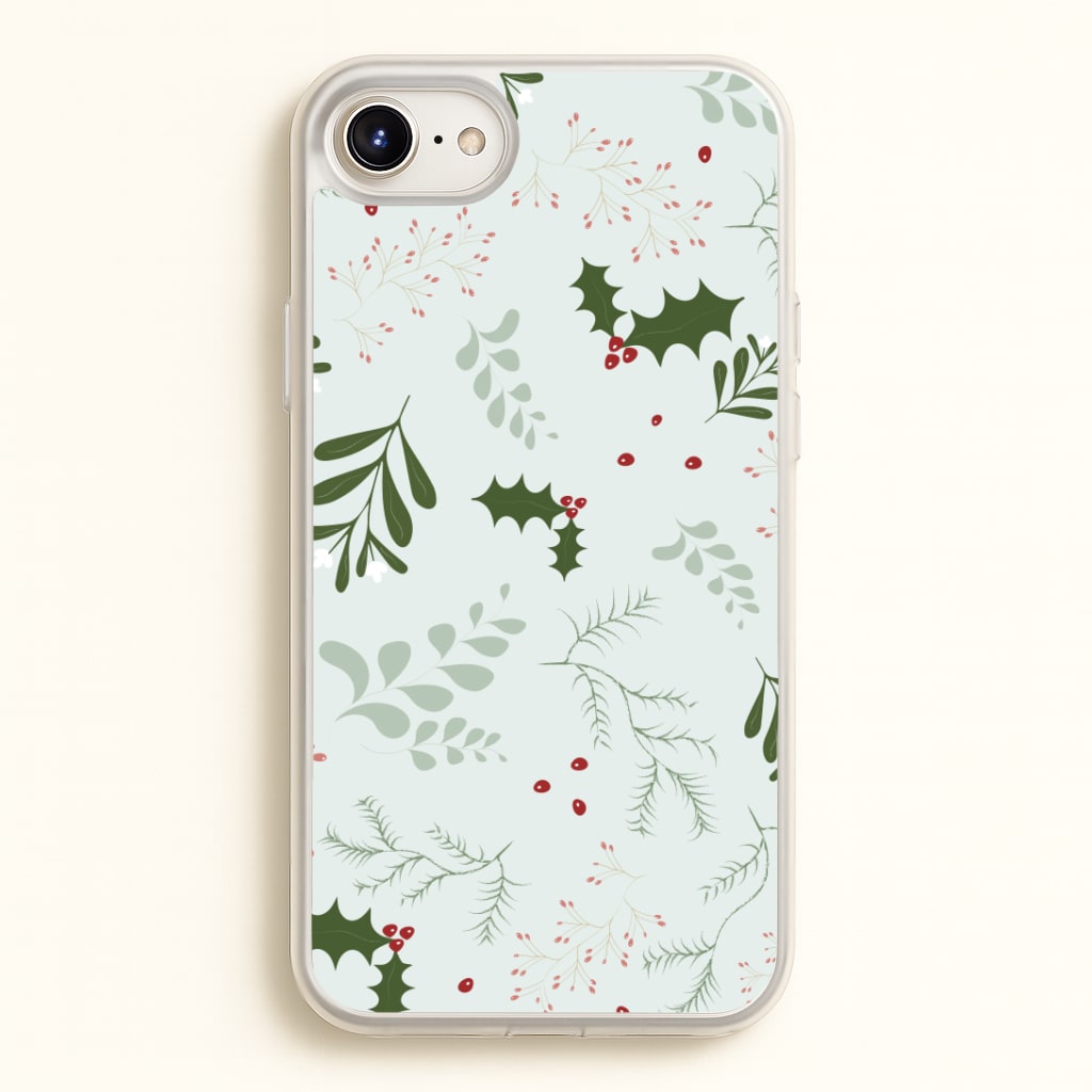 Christmas Floral Pattern Phone Case