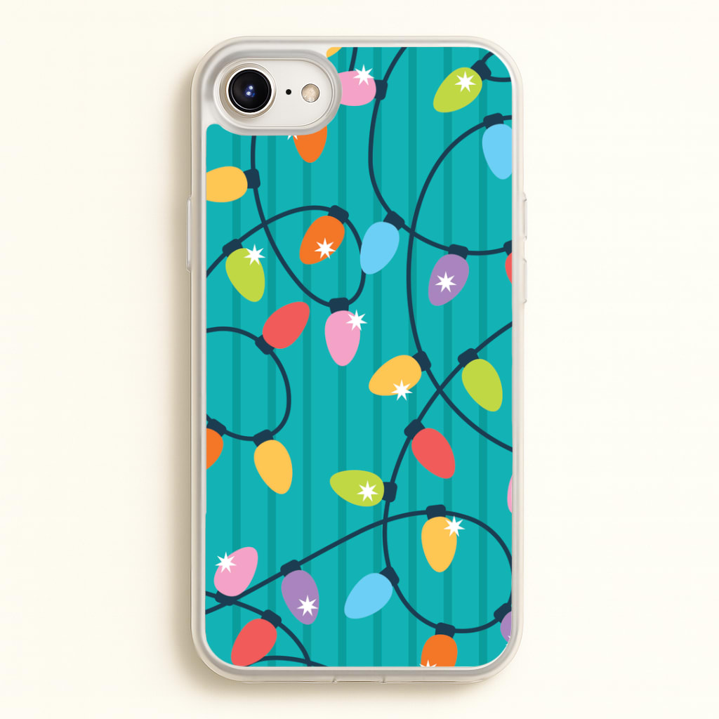 Funky Christmas Lights Pattern Phone Case