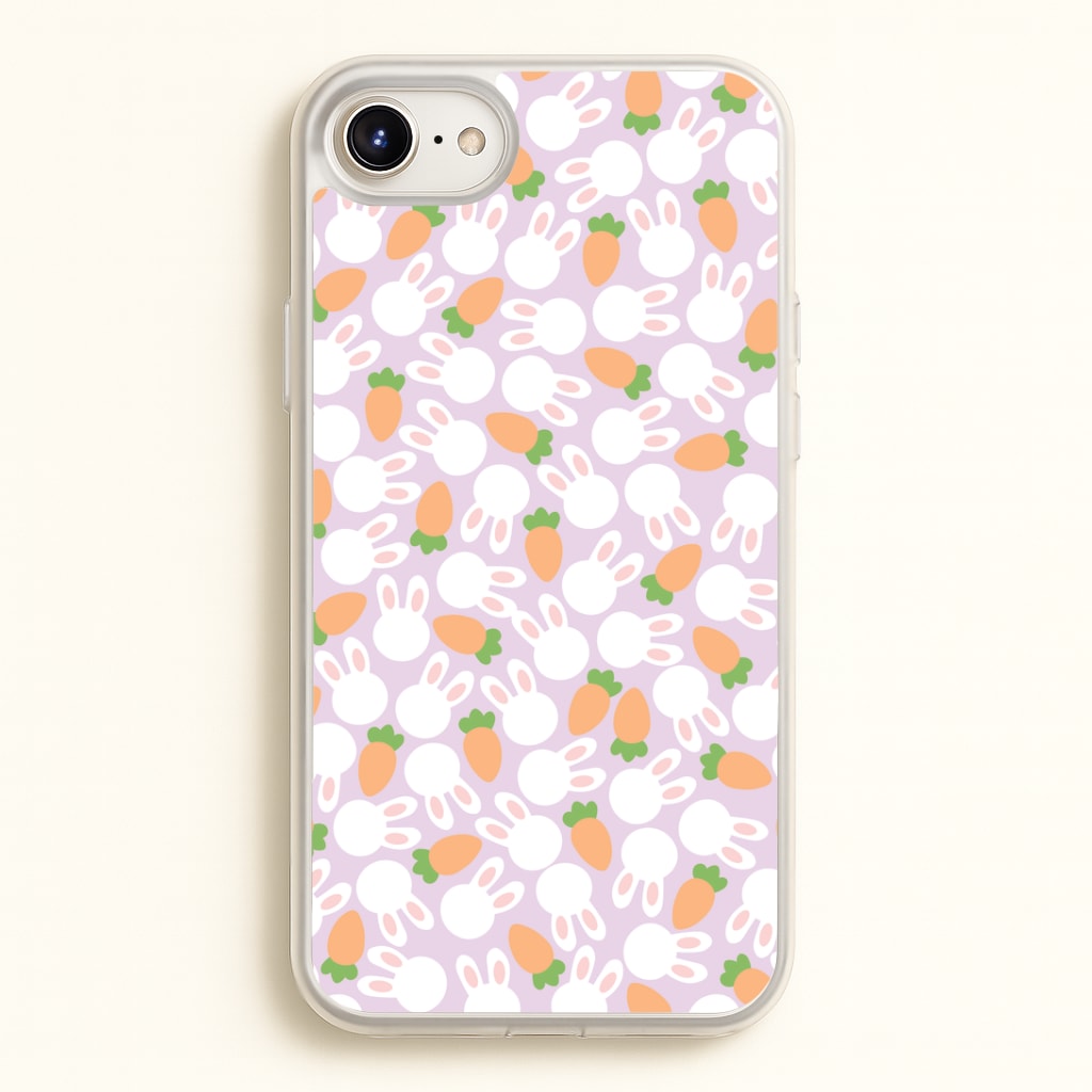 Rabbits And Carrots - Easter Patterns Phone Case