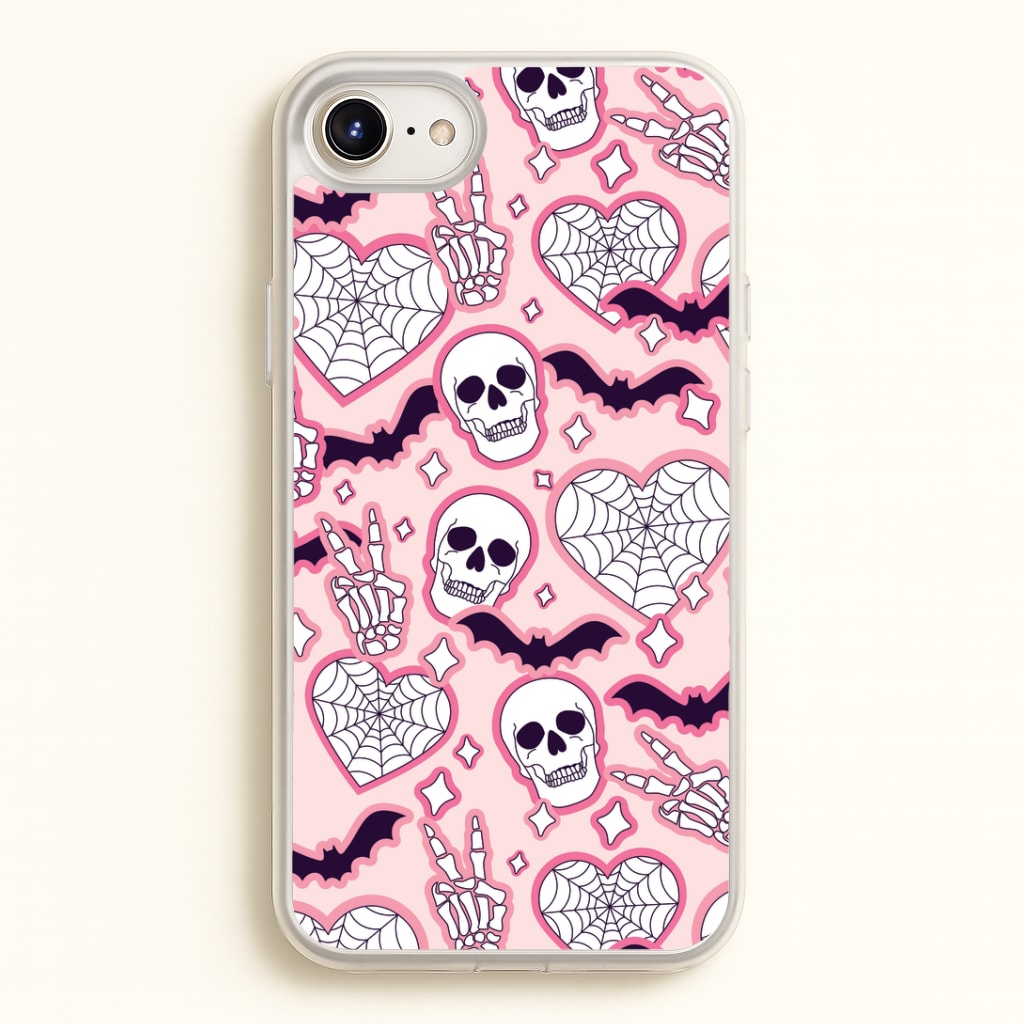 Cute Halloween Stickers Pattern Phone Case