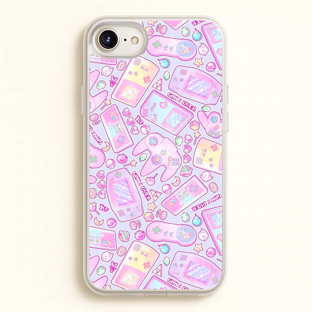 Power Up, Gaming Pattern Phone Case