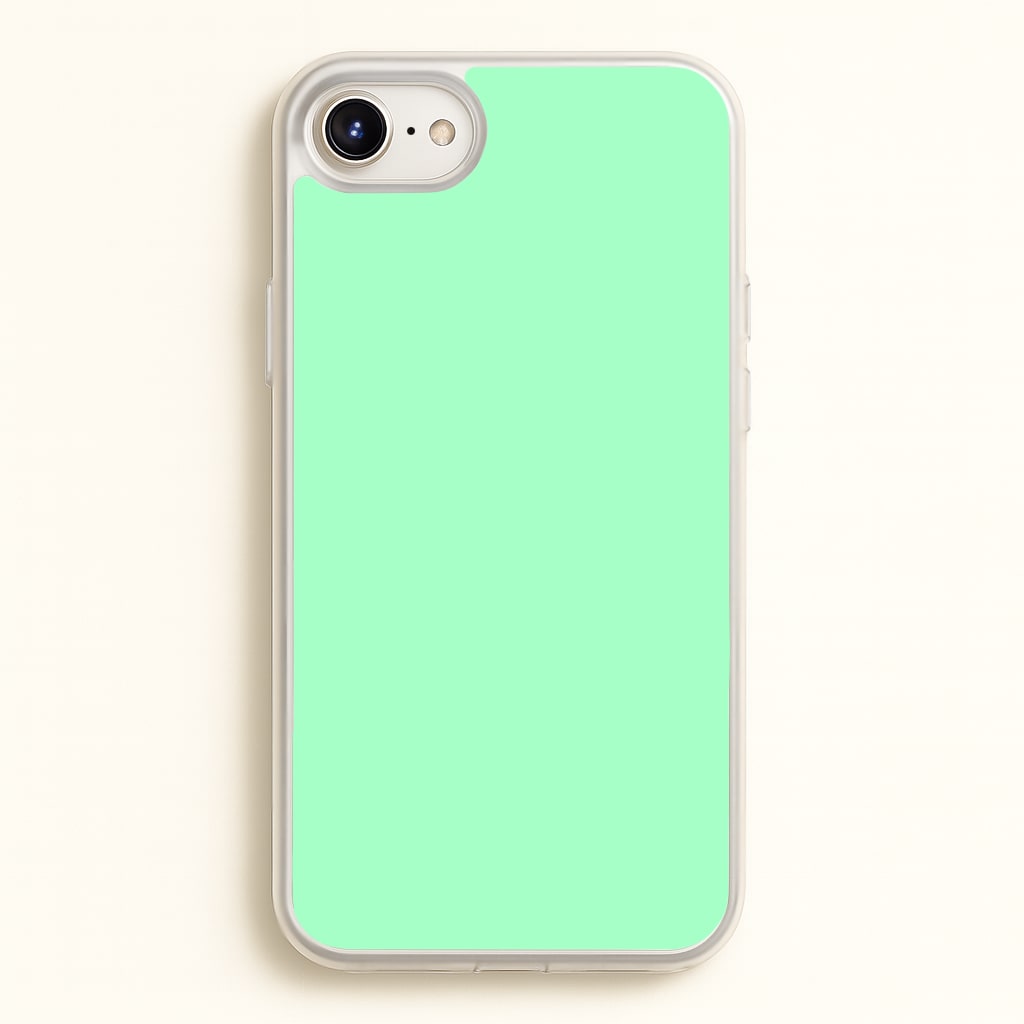 Back To Casics - Pretty Pastels - Plain Green Phone Case