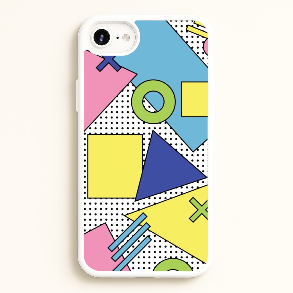Geometric Abstract Shapes Pattern Phone Case