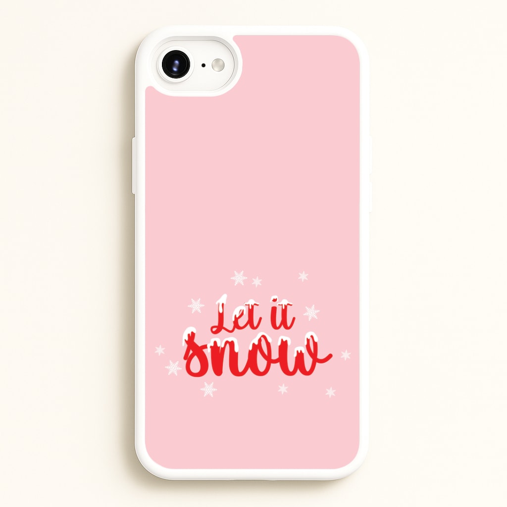 Let It Snow Snowflakes Phone Case