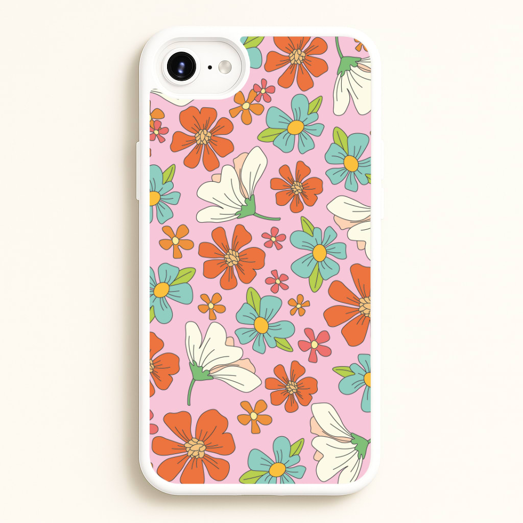 Pink Flower Pattern - Mothers Day Phone Case