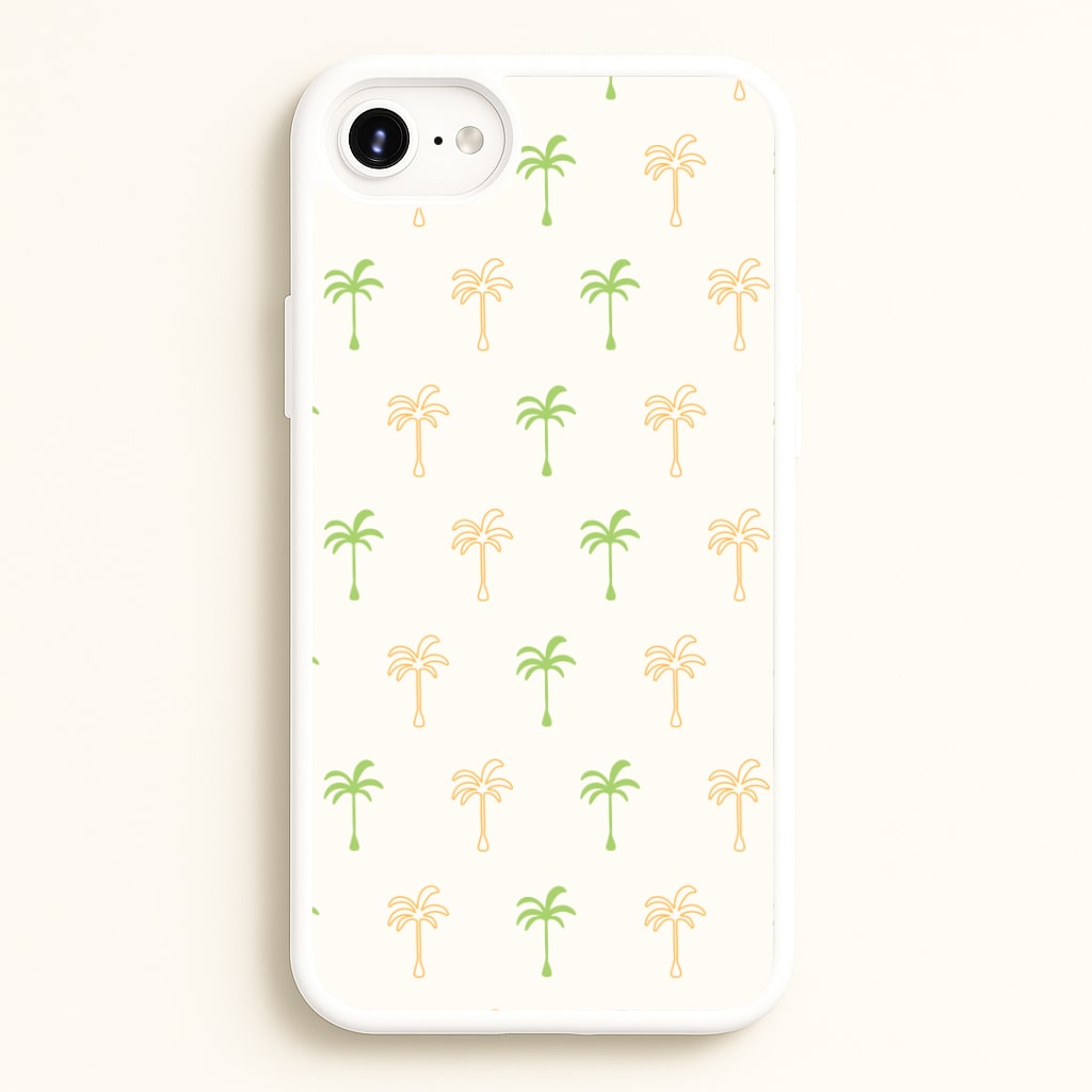 Green And Yellow Palms Pattern Phone Case