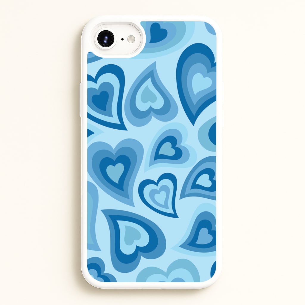 Blue Hearts - Trippy Patterns Phone Case