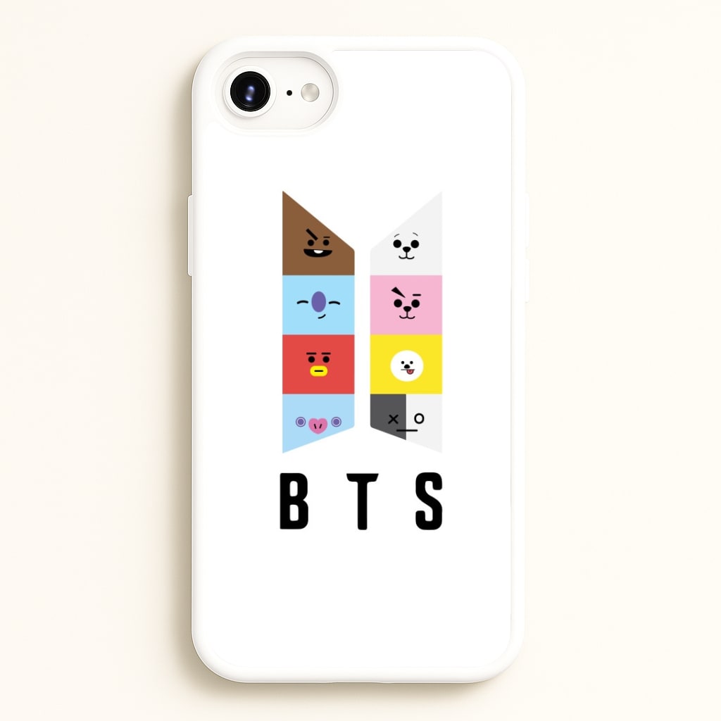 BT21 K-Pop Band Logo Phone Case
