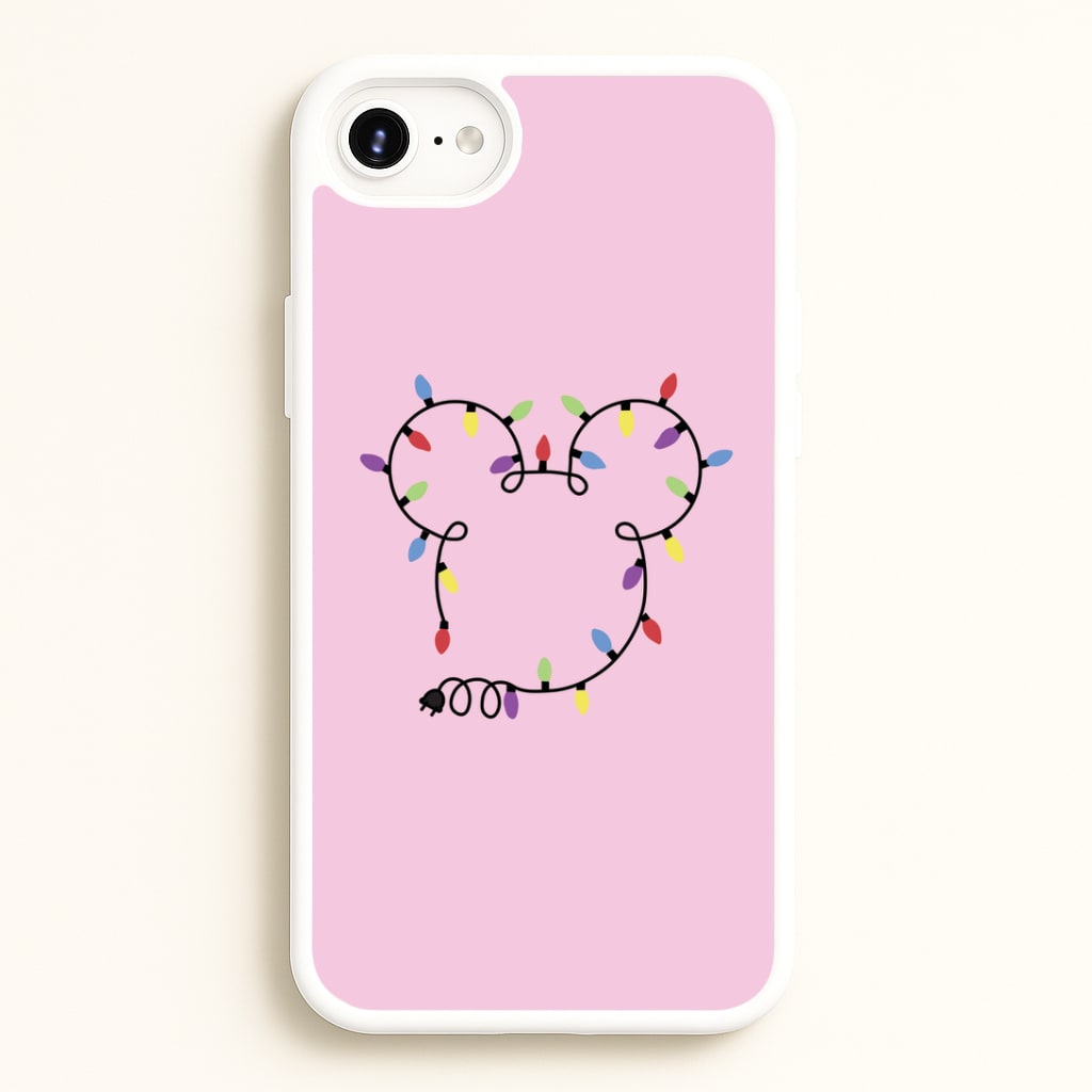 Mouse Christmas Lights Christmas Phone Case