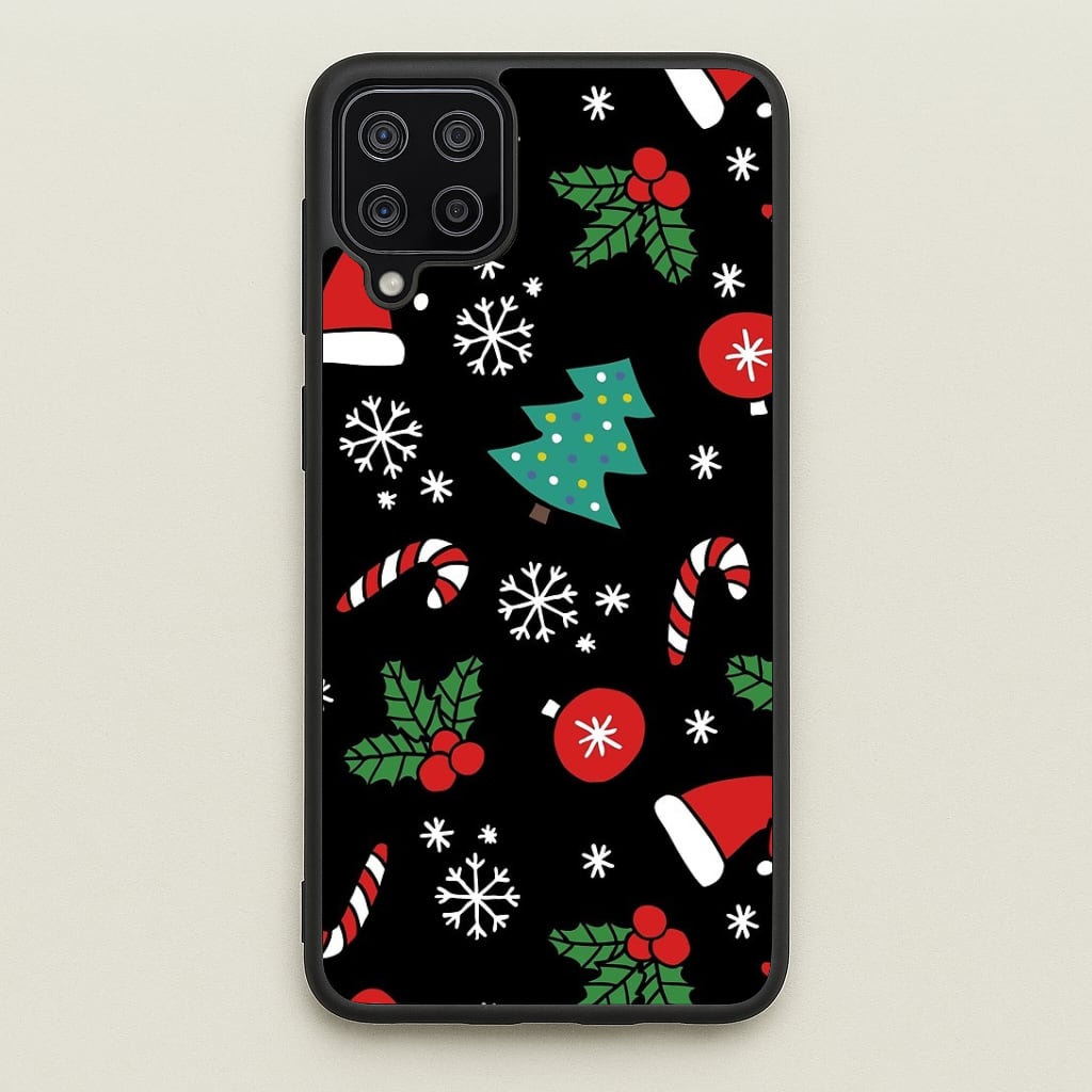 Christmas Objects Pattern Phone Case