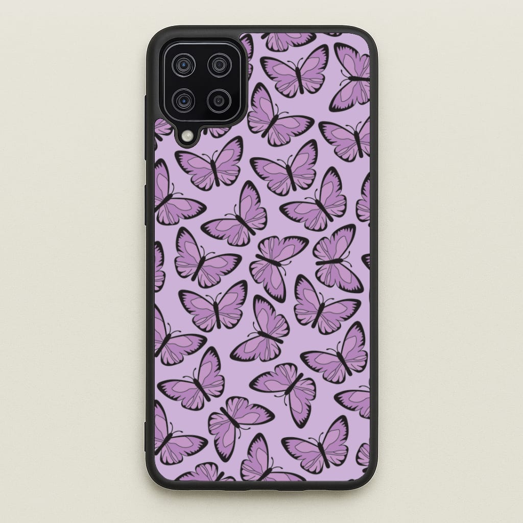 Purple Butterfly - Butterfly Patterns Phone Case