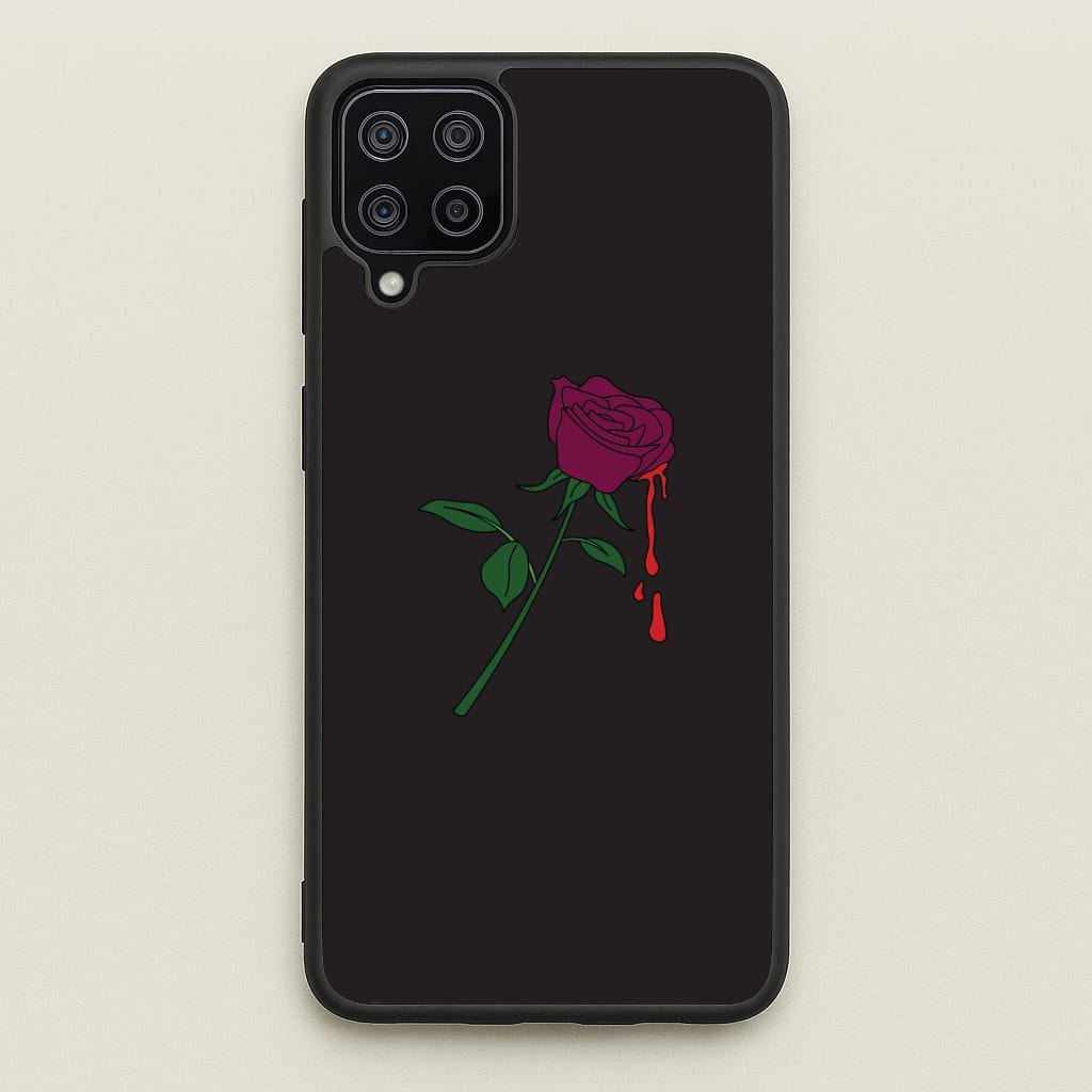 Dark Pink Rose Phone Case
