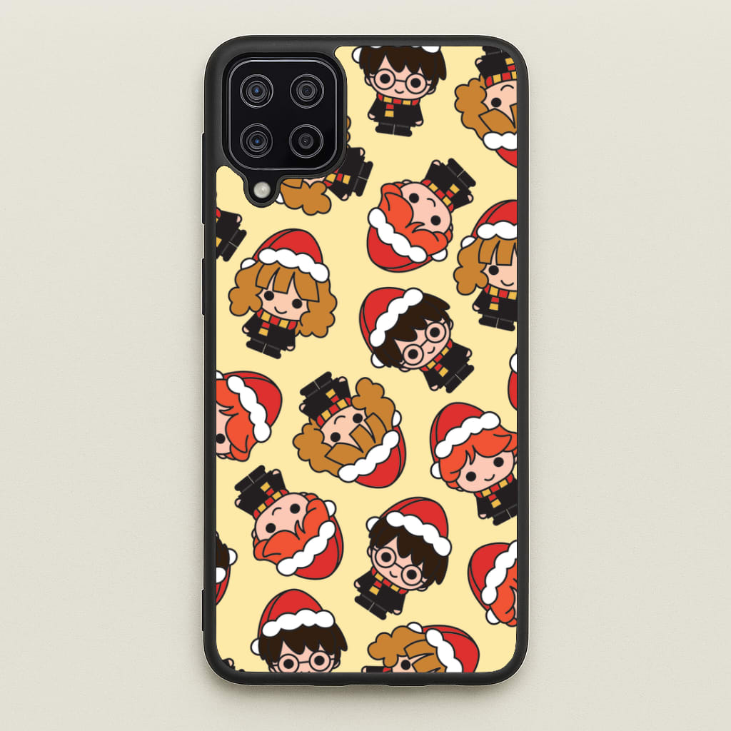 Wizards With Christmas Hats Pattern Phone Case