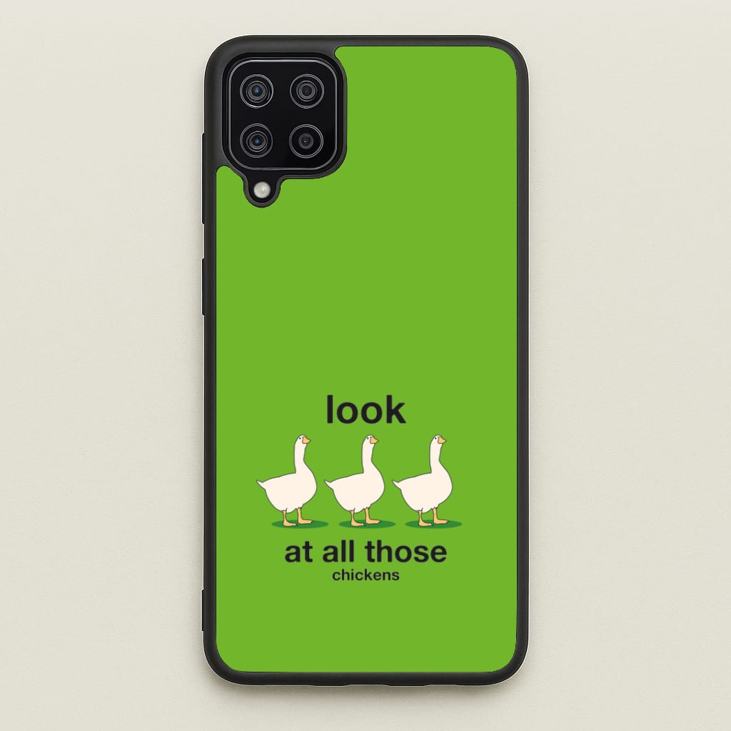 Look At All Those Chickens - Memes Phone Case