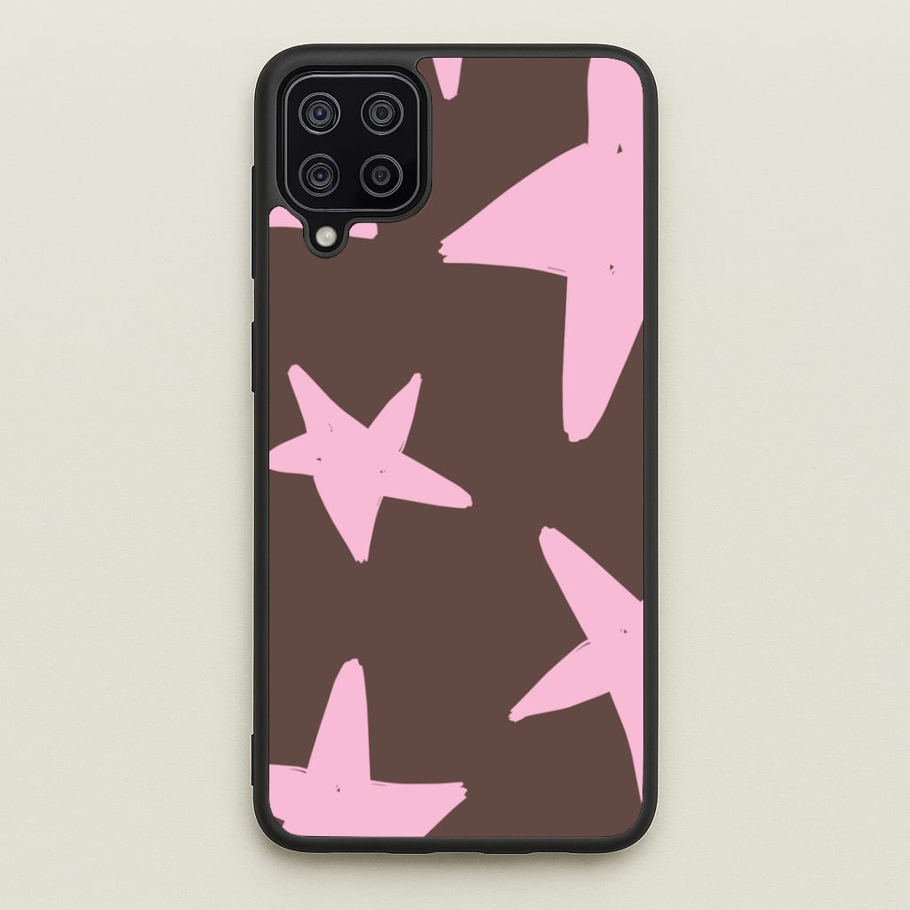 Chocolate & Strawberry Stars Phone Case