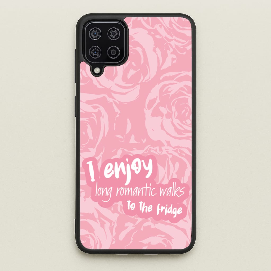 I Enjoy Long Romantic Walks - Funny Quotes Phone Case