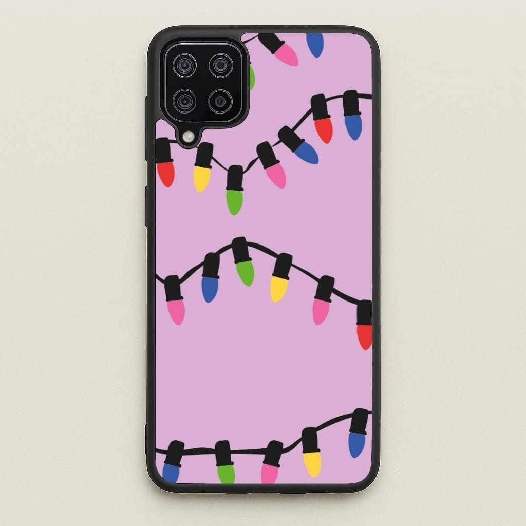 Pink Lights - Christmas Patterns Phone Case