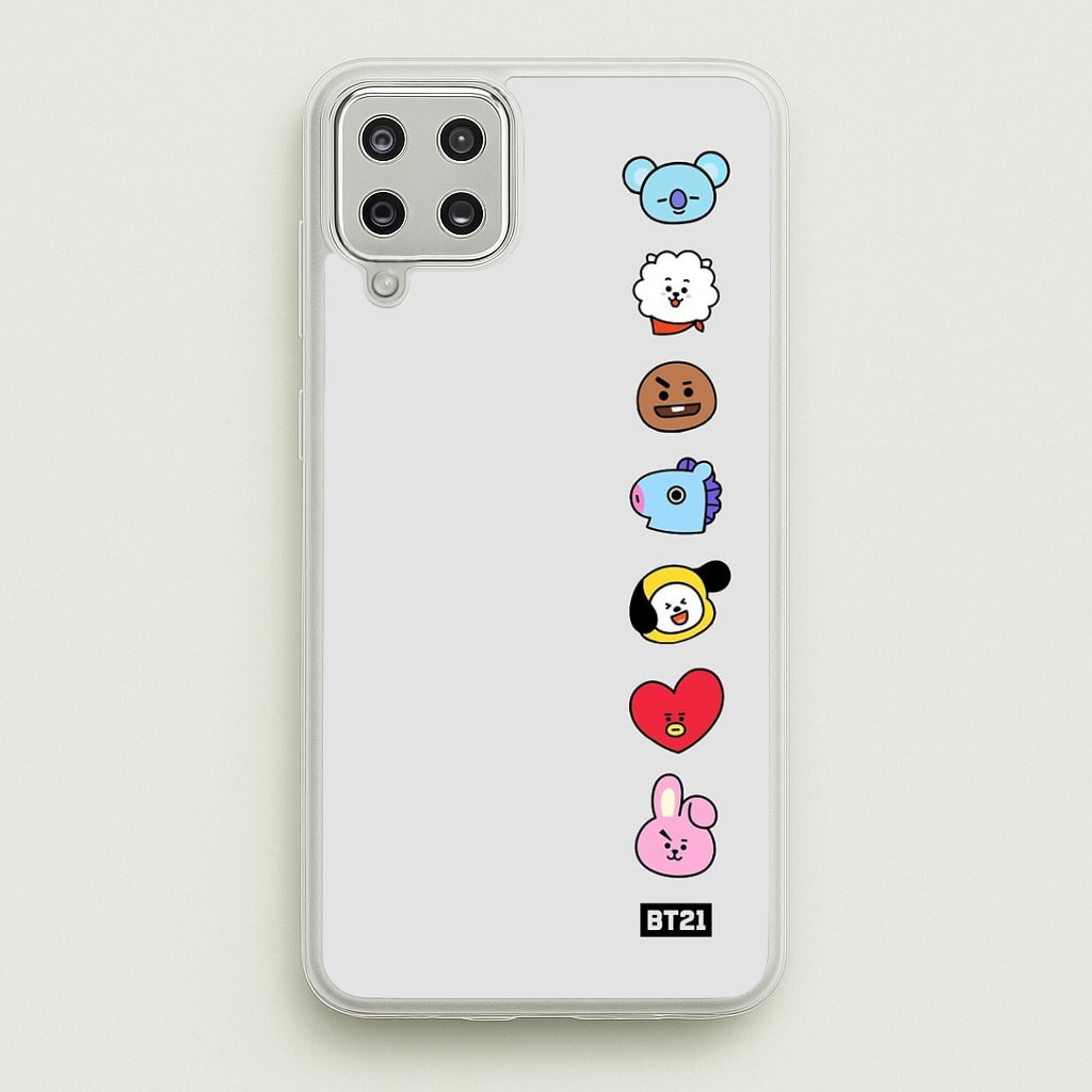 BT21 Vertical Faces - K Pop Phone Case