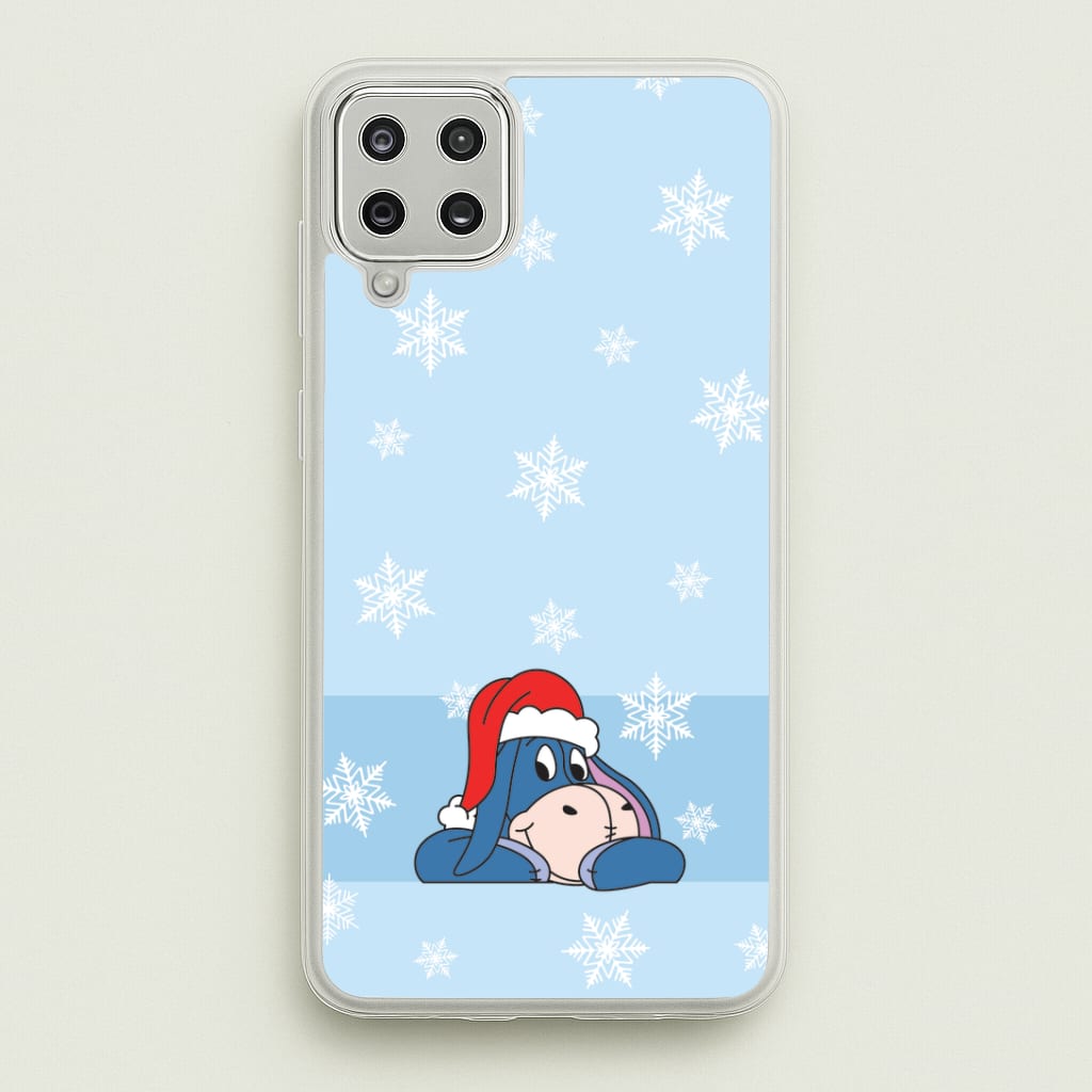Cartoon Donkey Snowflakes Phone Case