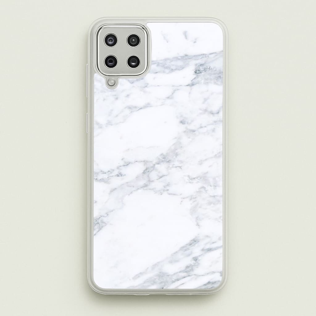 White Marble Pattern Phone Case