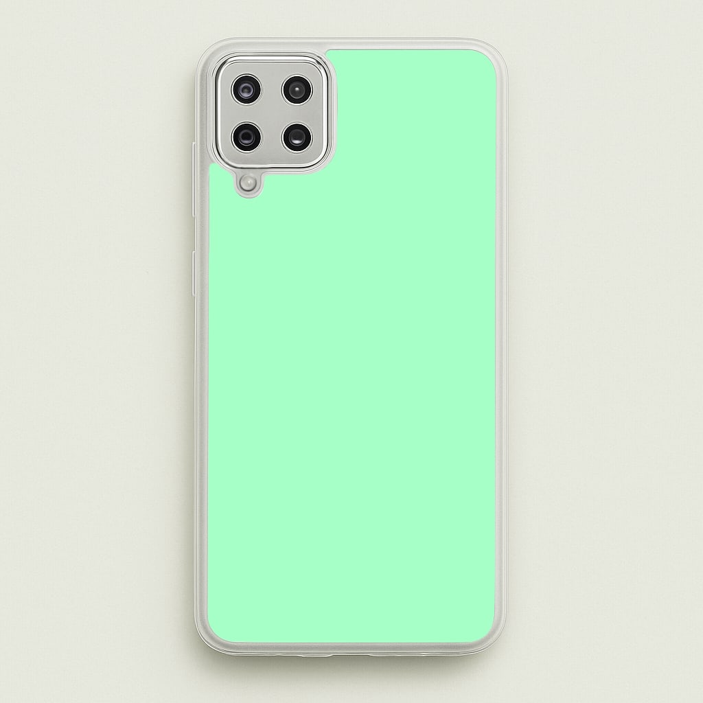 Back To Casics - Pretty Pastels - Plain Green Phone Case