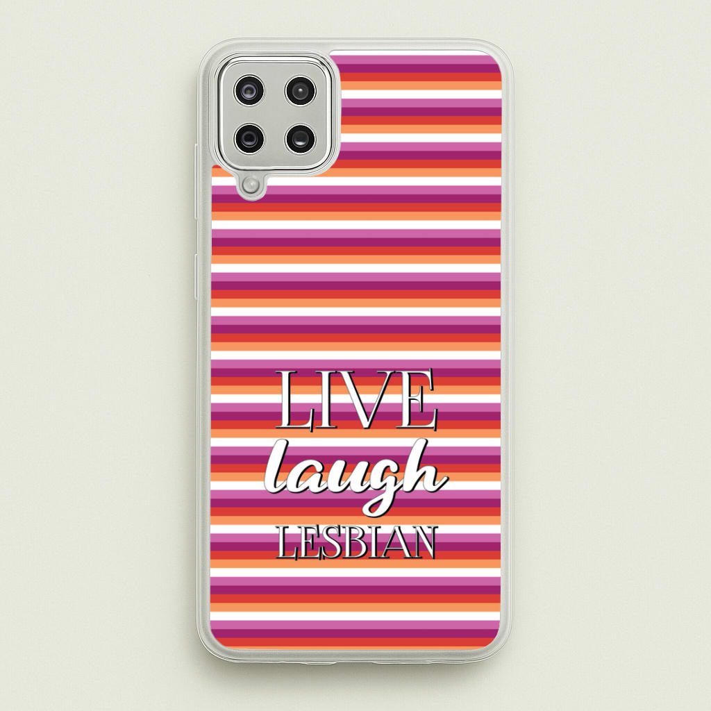 Live Laugh Lesbian - Pride Phone Case